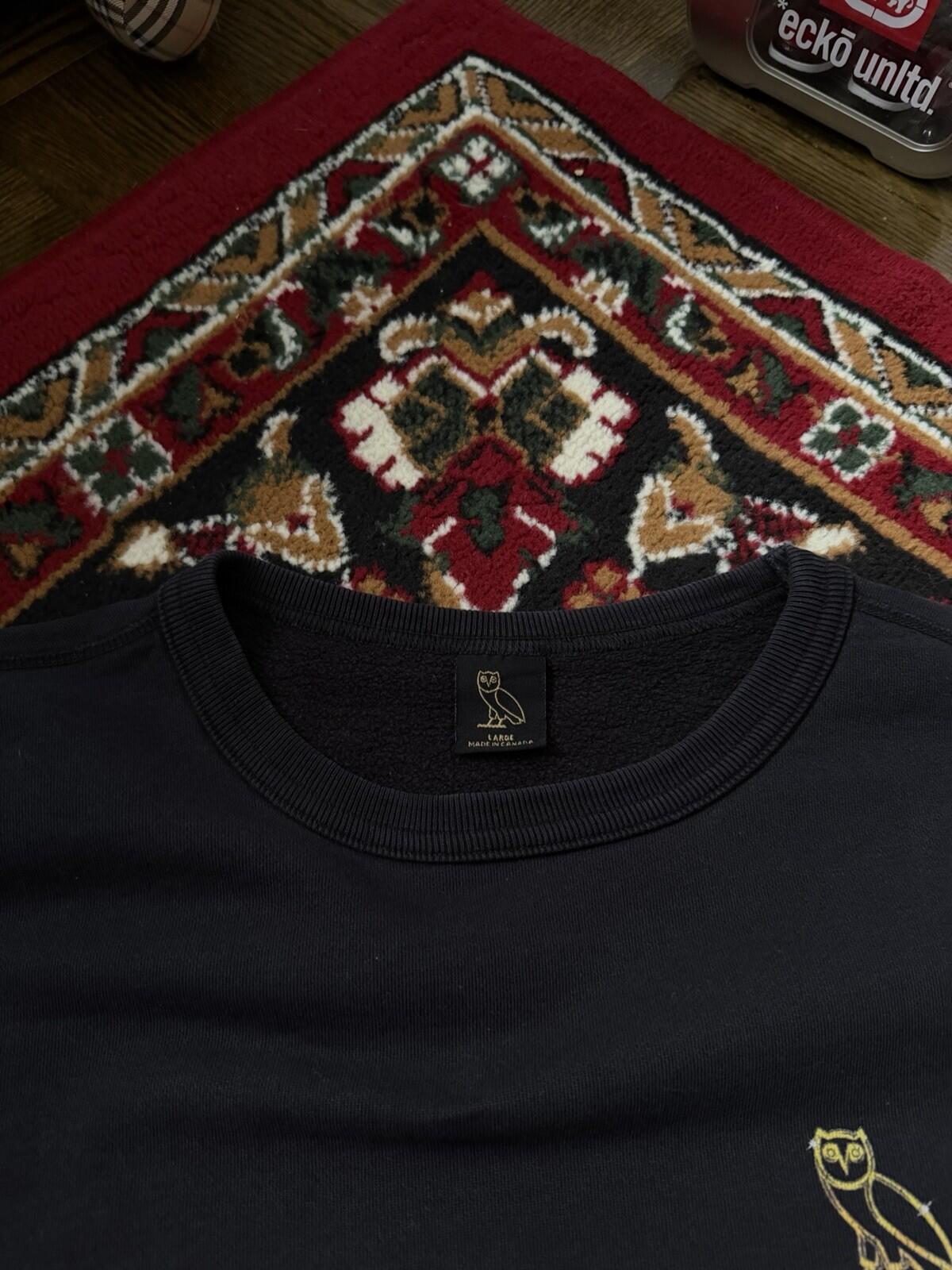 Octobers Very Own OG Solid Gold Owl Sweatshirt Drake OVO Size L