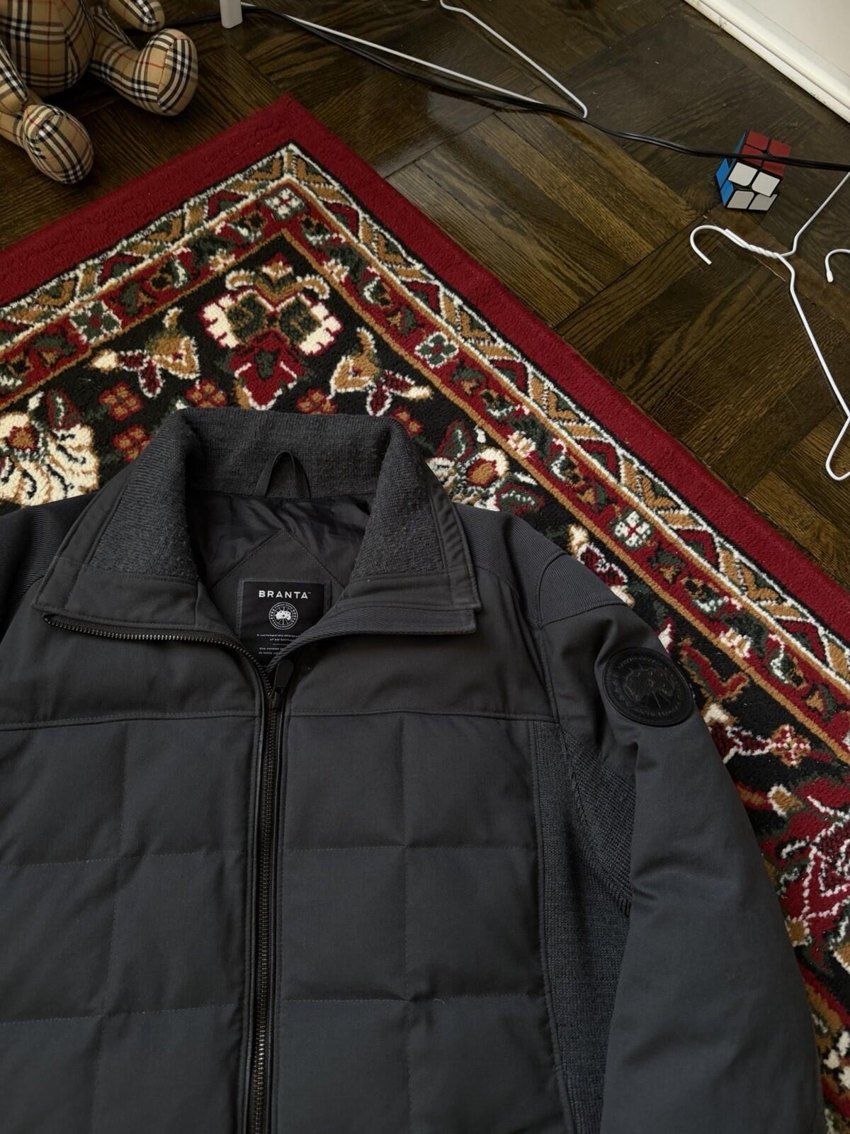Canada Goose Branta 2721M Down Hybrid Jacket Men's Large Black Made in Canada