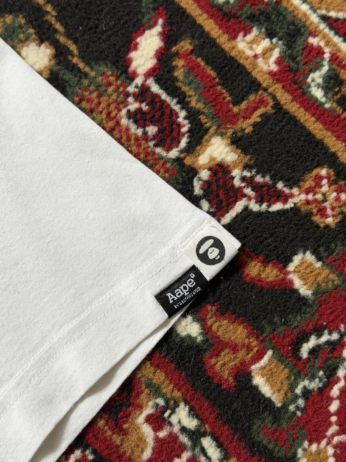 Aape By A Bathing Ape Bape Pocket Logo Head White T-Shirt Men's S