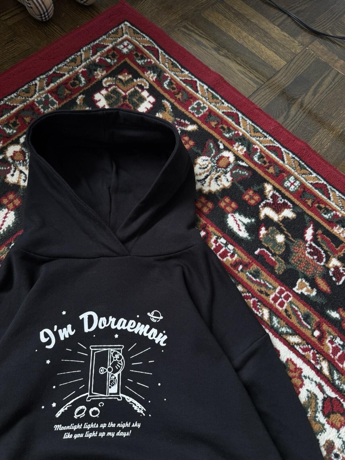 I'am Doraemon Anime Unique Graphic Japan Exclusive Hoodie Fujiko Pro Size M
