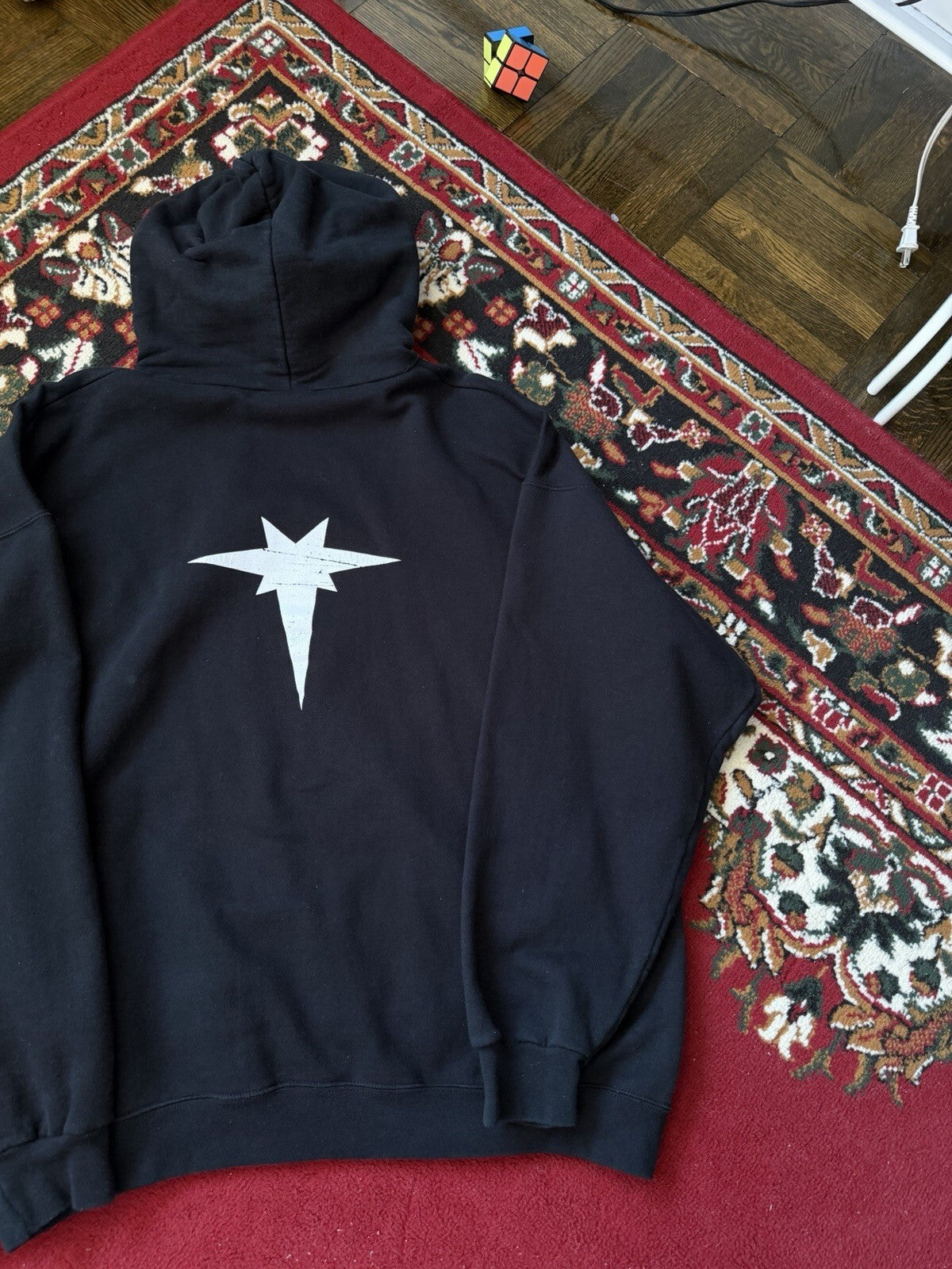 90s Thornley Double Sided Logo Hoodie Vintage Concert Tour