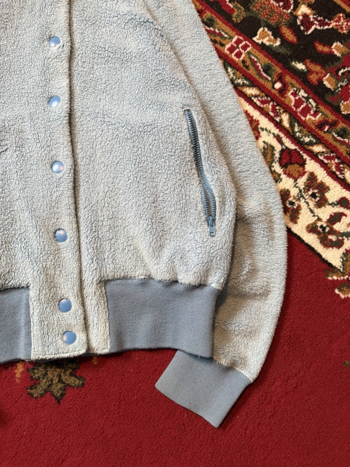 00s Hysteric Glamour Terry Varsity Track Jacket Full Zip Sweater