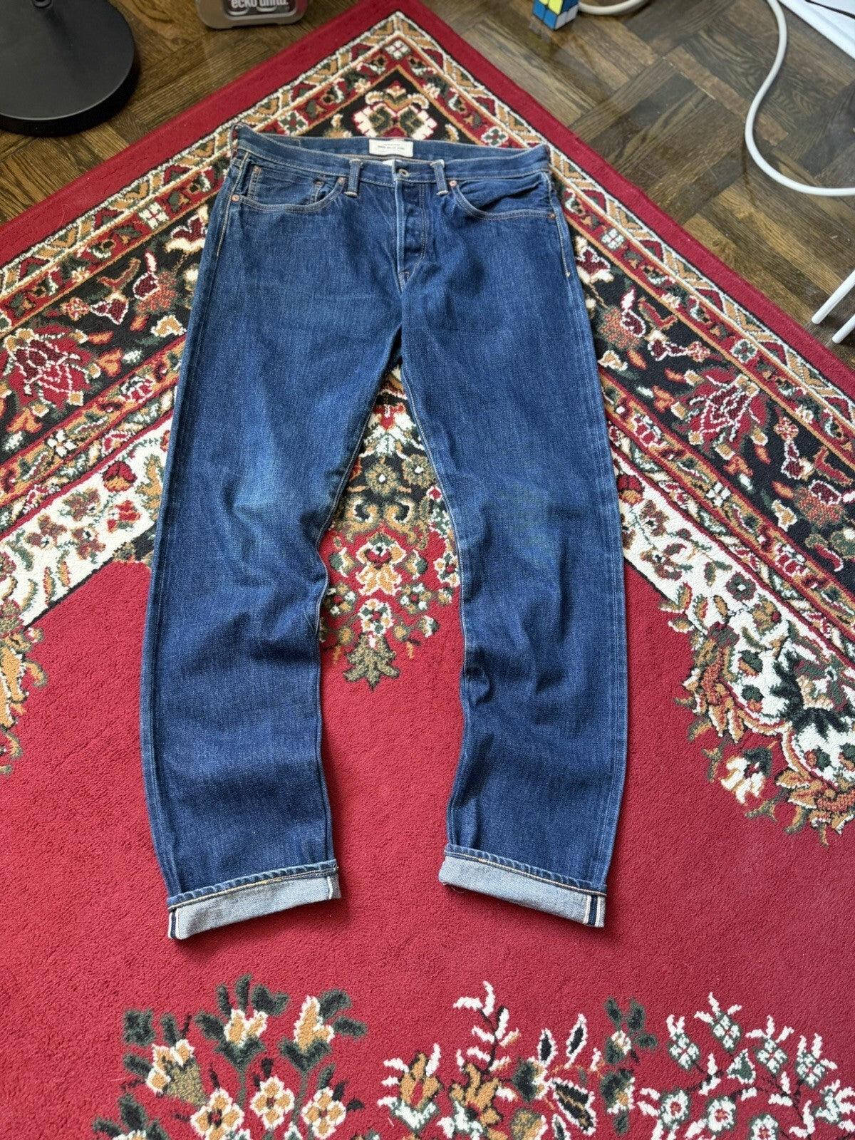 Simon Miller Jeans American Made RedLine Selvedge Denim Button Fly USA Made