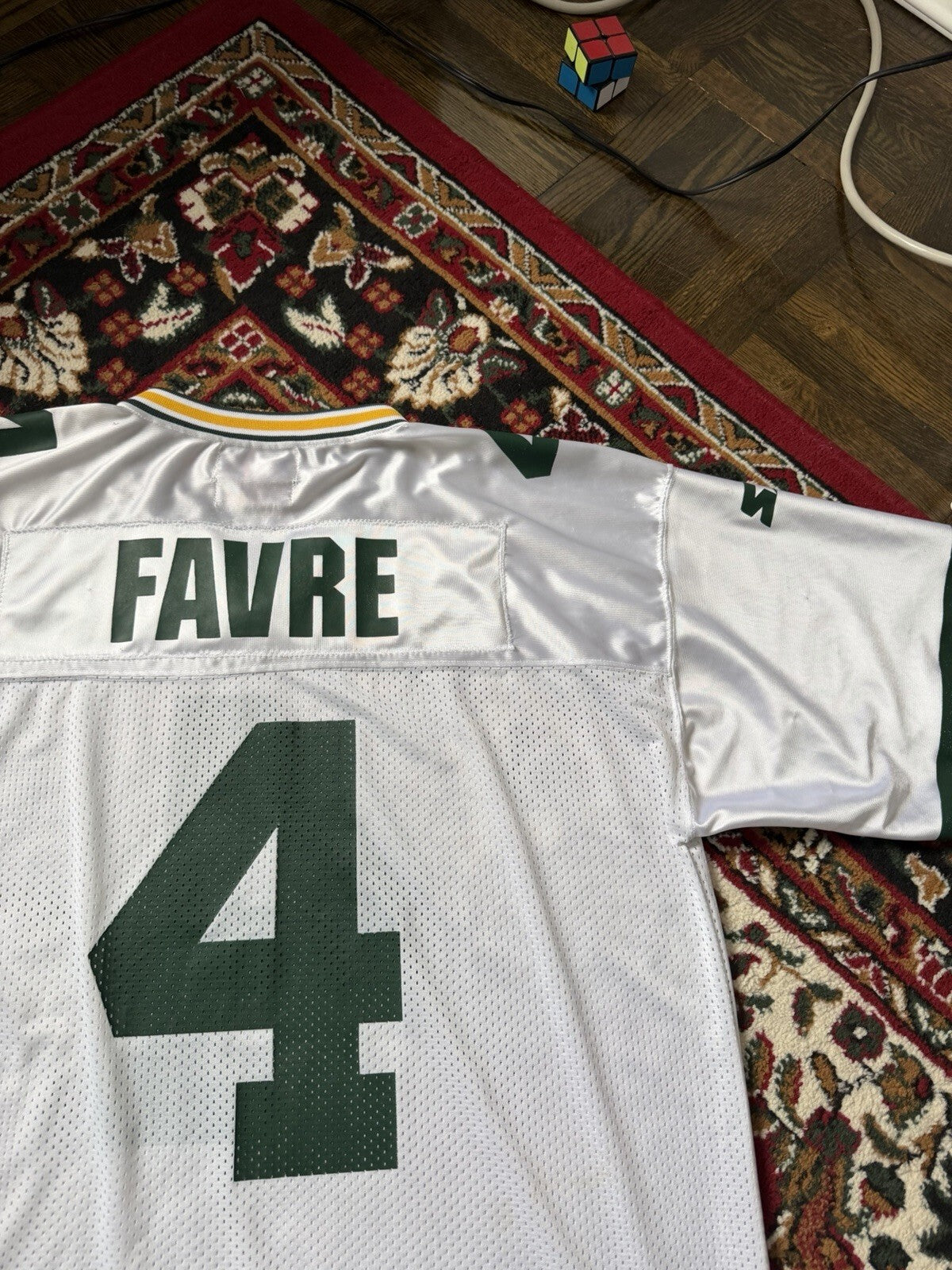 Green Bay Packers Brett Favre Vintage Starter NFL Jersey Size XL White