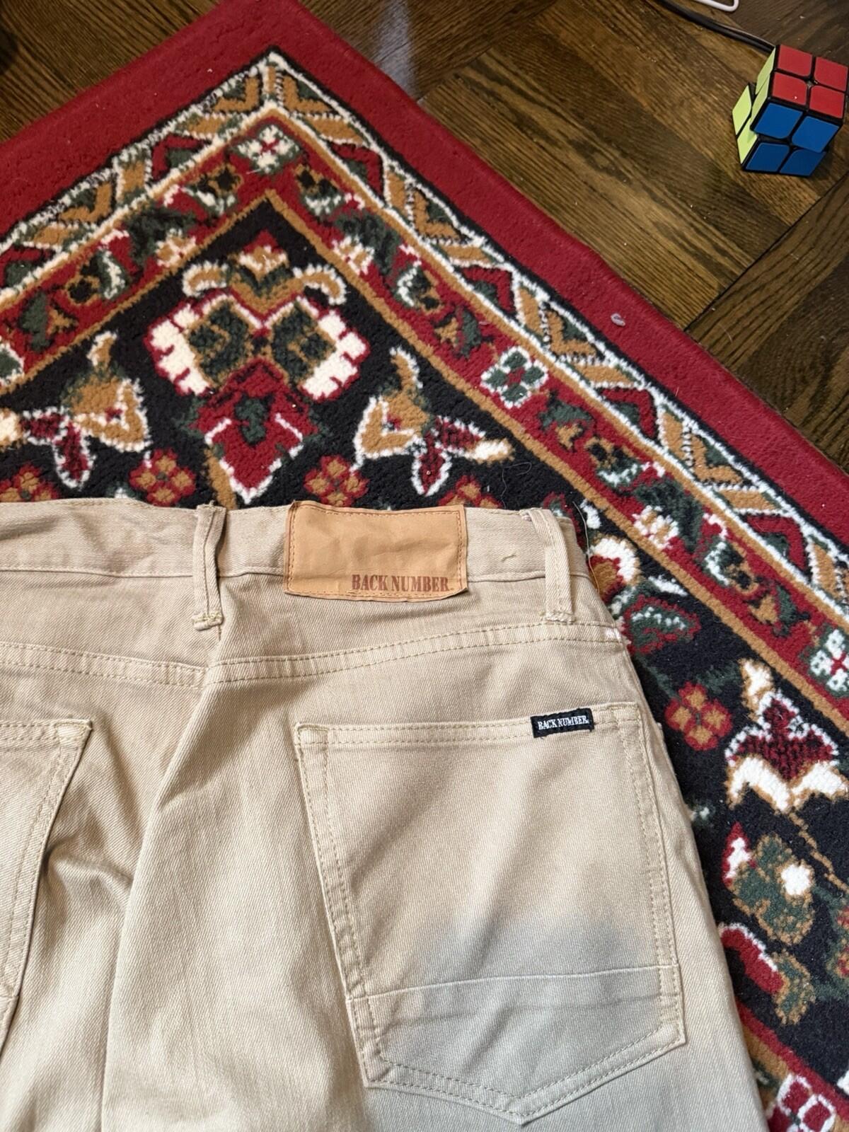 Back Number Color Japanese Denim Made in Japan Jeans Size 34
