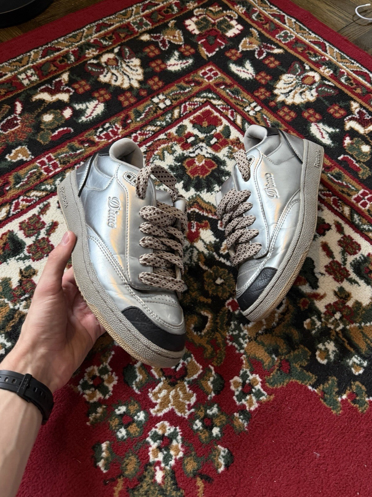 Reebok x Dime Club C Bulc Silver Metallic Rare Limited