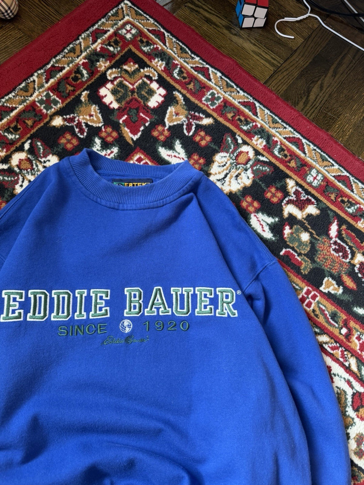 90s Vintage Ebtek Spell Out Logo Eddie Bauer Sweatshirt Crewneck M