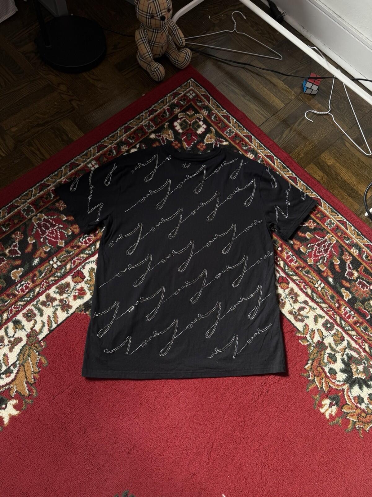 Giambattista Valli x H&M Black Studded Tee T-Shirt SIze L