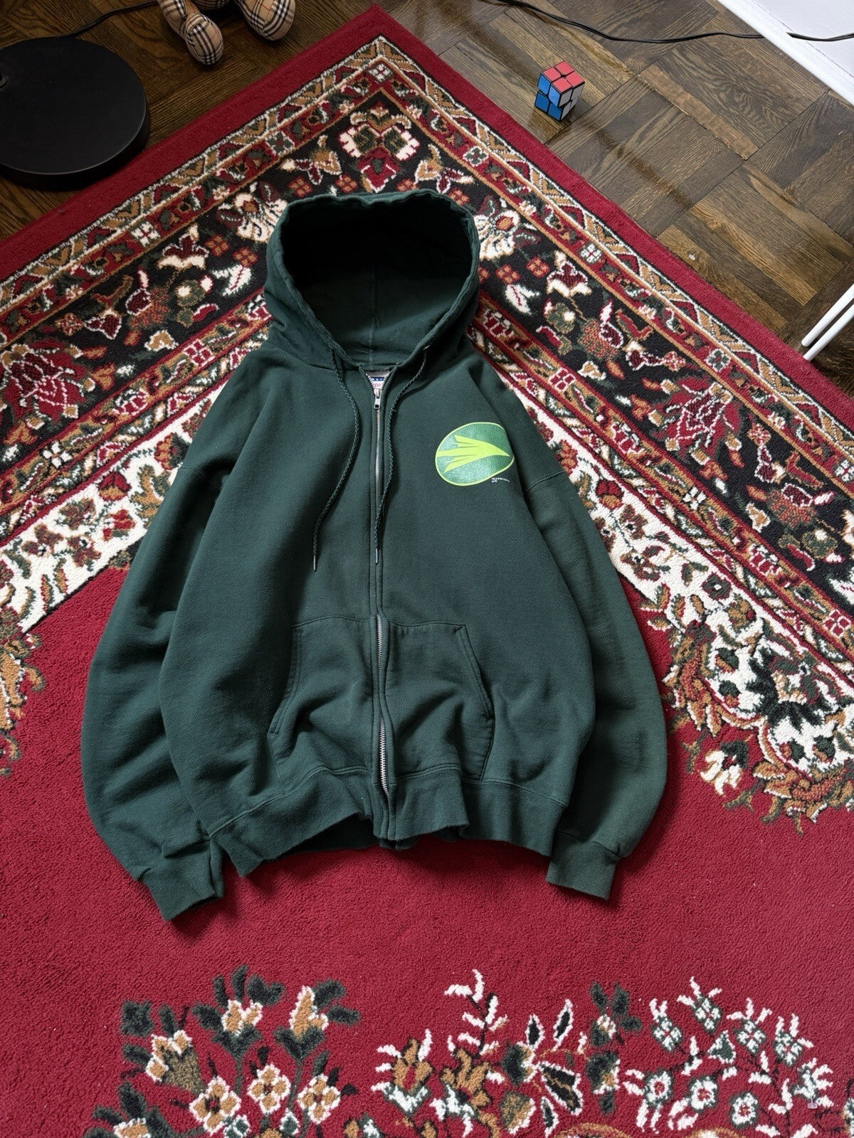 DC Comics Green Arrow Hoodie Full Zipper Vintage M (38-40)