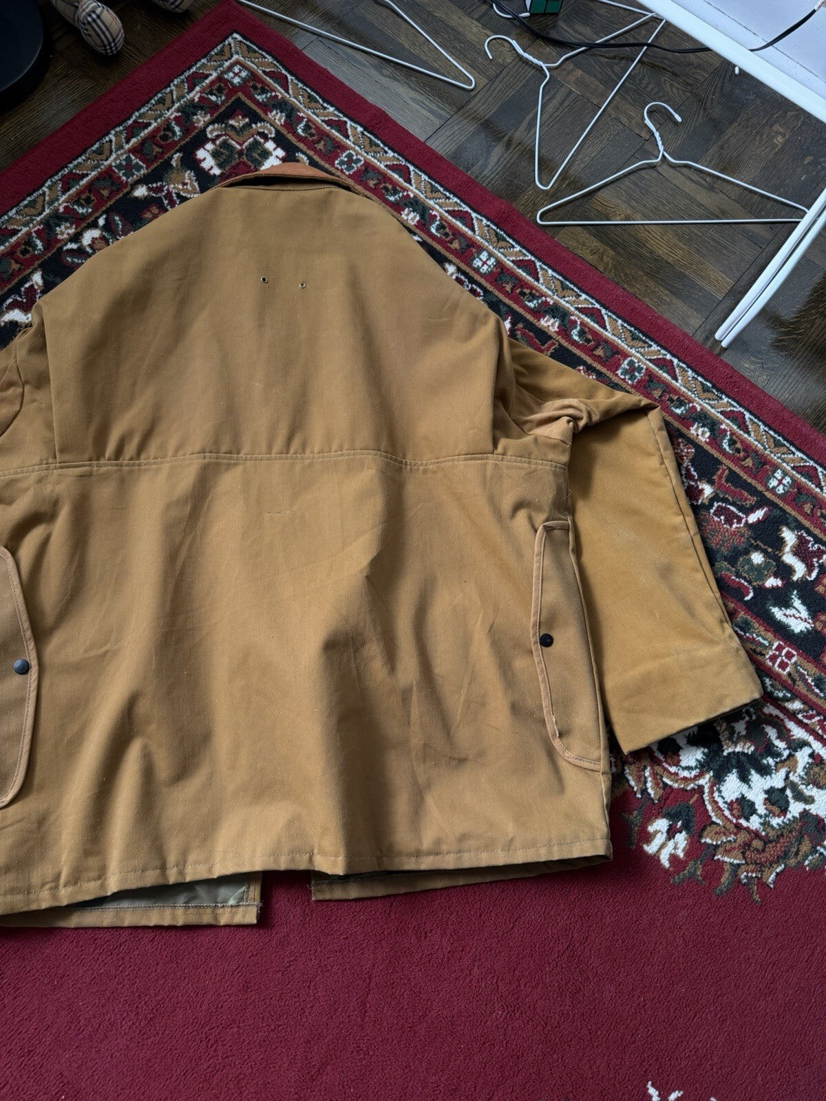 Vintage Ideal 1977 Fishing Jacket Outdoor Hunting Large Made In USA 70s 80s 90s