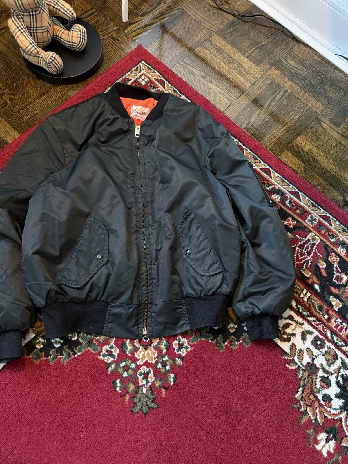 Vintage Military MA1 Bomber Jacket Men’s Size XXL Ideal Reversible