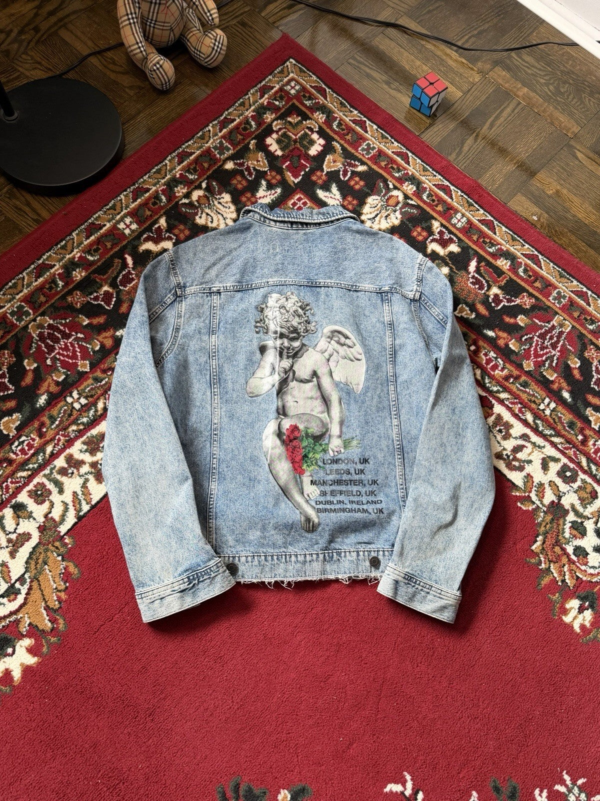 Limited Release H&M Young Thug 2018 Eurpoean Tour Cherub Denim Jacket Medium