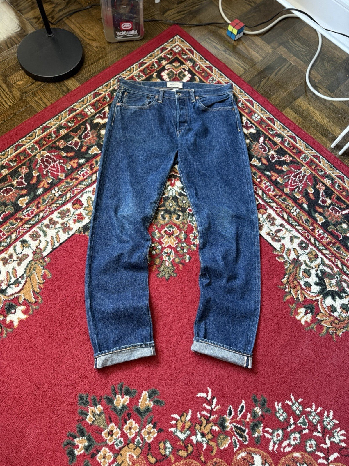 Simon Miller Jeans American Made RedLine Selvedge Denim Button Fly USA Made
