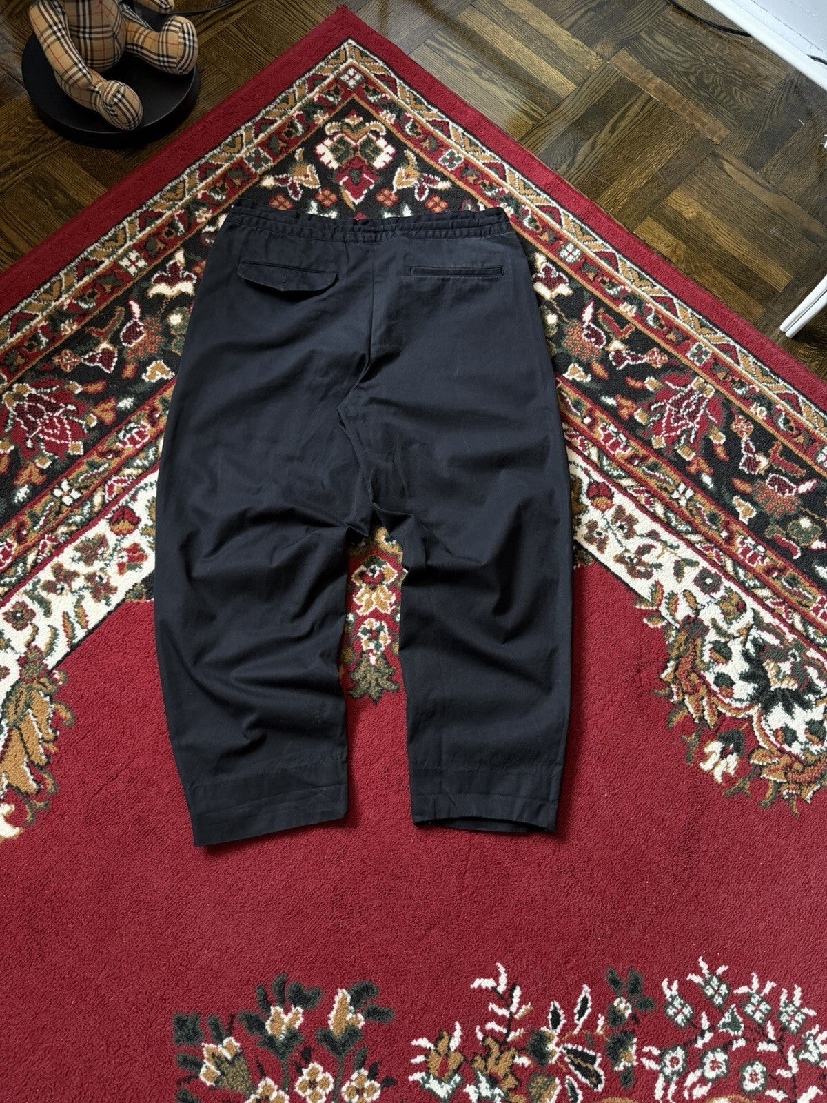 COMME DES GARCONS HOMME DEUX Black Chino Pants Black Size S