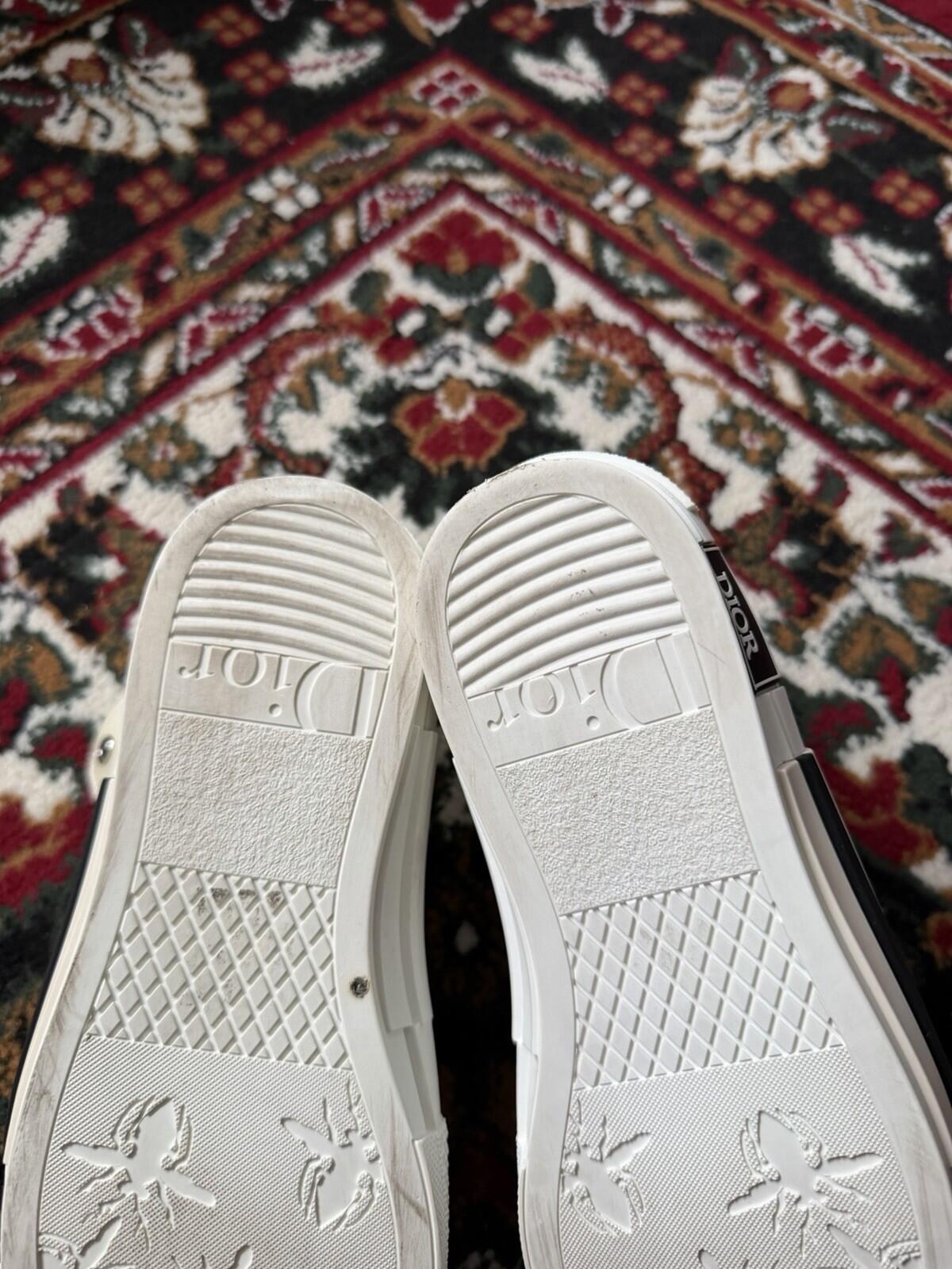 Dior B23 High Top Sneaker White Size 39 1/2