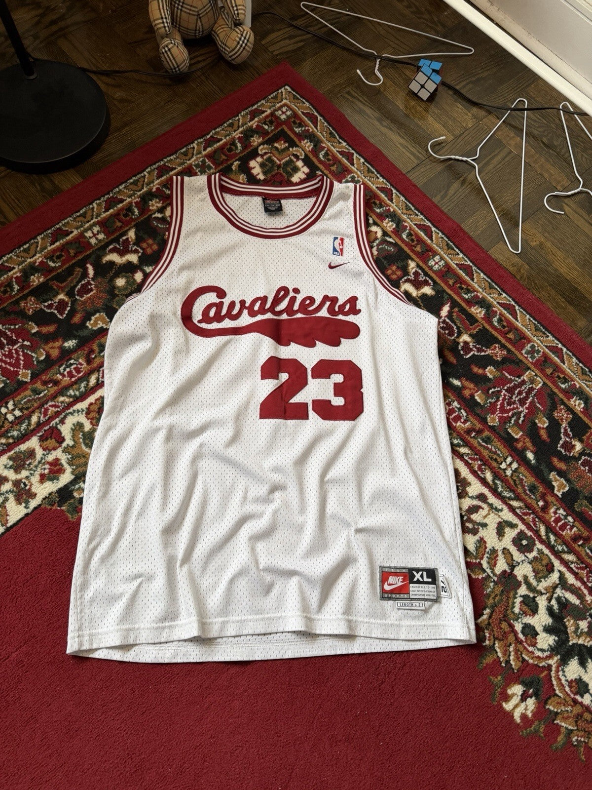 Nike LEBRON JAMES #23 Jersey Cleveland Cavaliers XL Length + 2 NBA Basketball