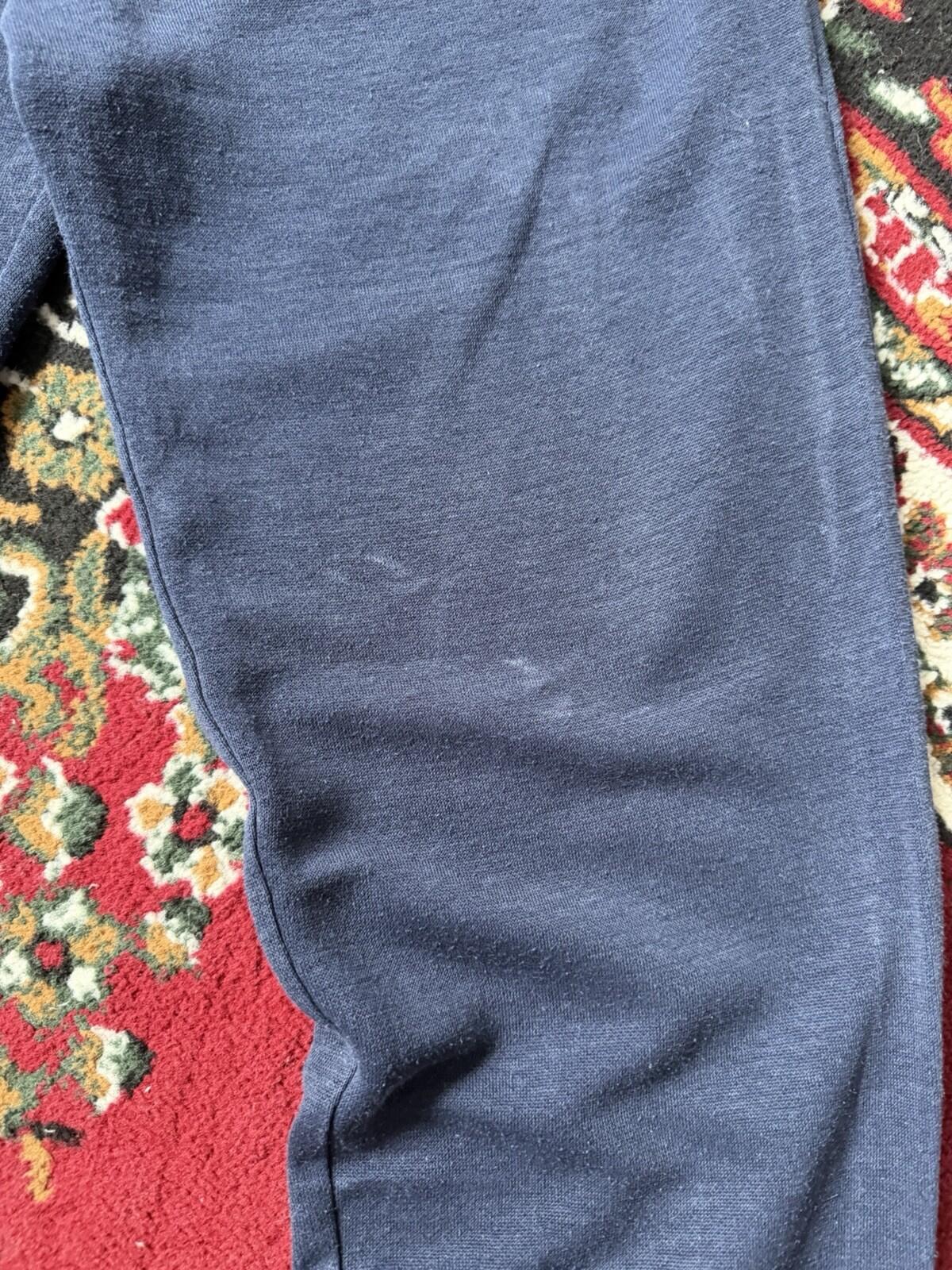Loro Piana Tapered Linen Joggers Sweatpants Pants Blue Sz XL