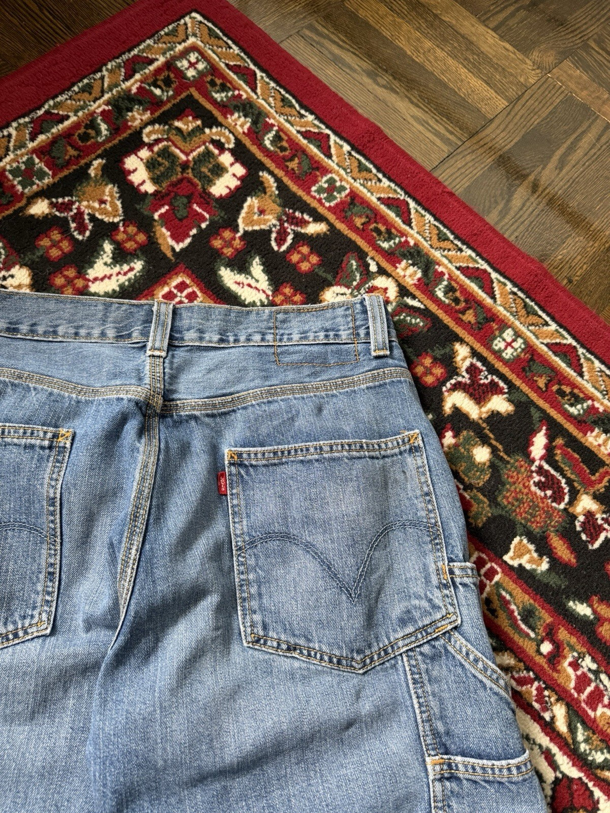 Levi’s Jeans Carpenter Jean Shorts Size 32 Jorts Y2K Skater Baggy Distressed