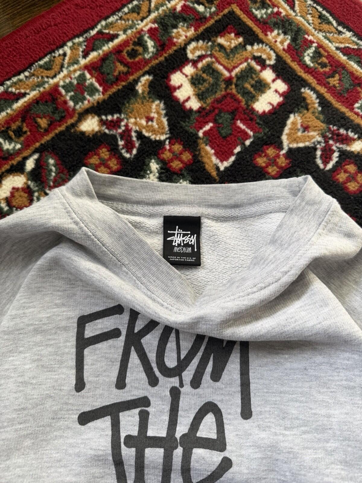 Stussy Canada 2011 Holiday Collection Sweatshirt Men's Sweater Size L Gray Color