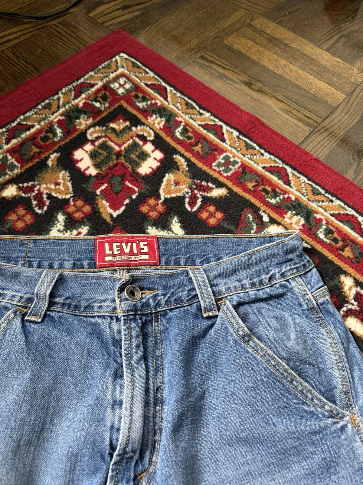 Levi’s Jeans Carpenter Jean Shorts Size 32 Jorts Y2K Skater Baggy Distressed