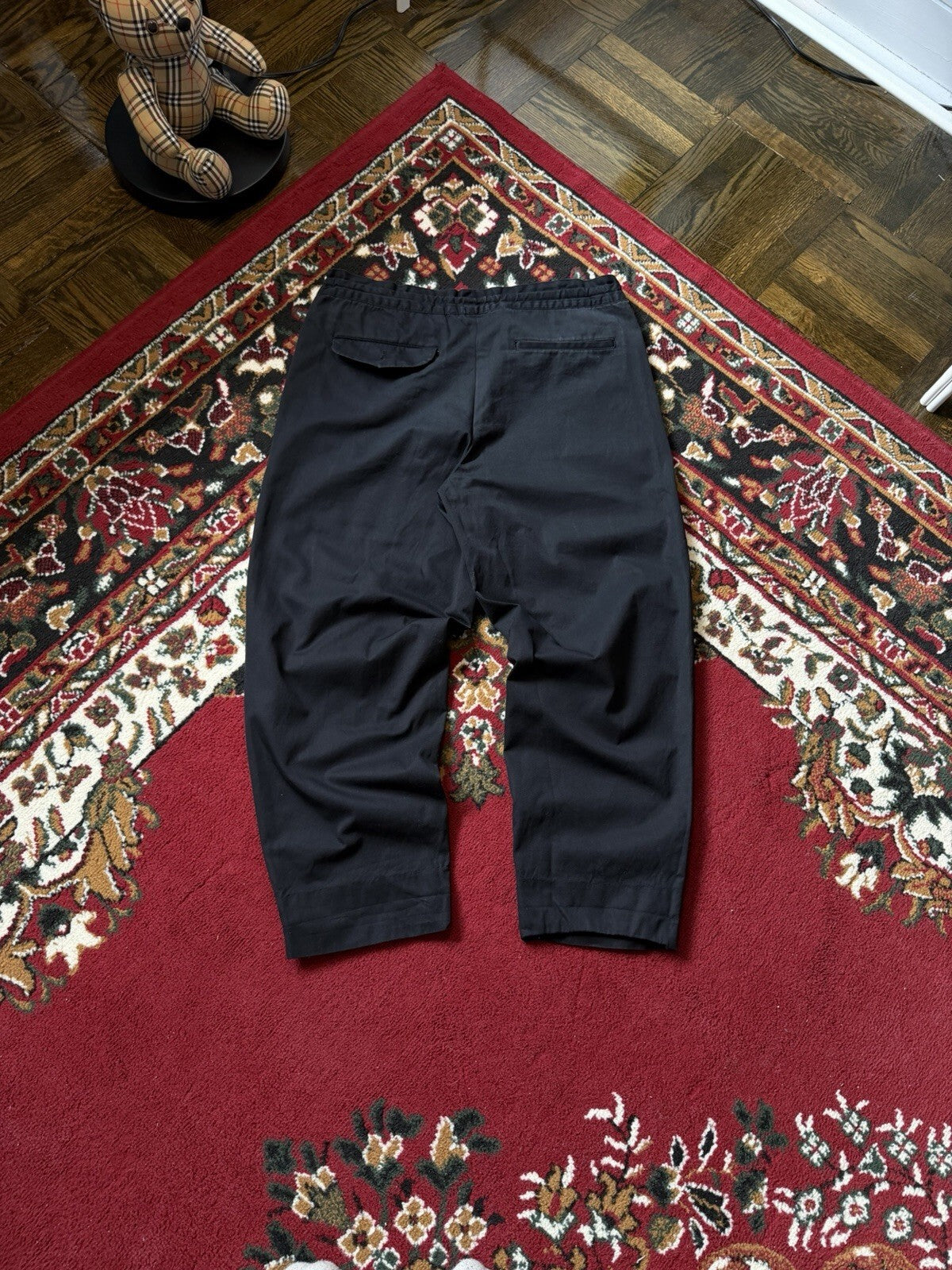 COMME DES GARCONS HOMME DEUX Black Chino Pants Black Size S