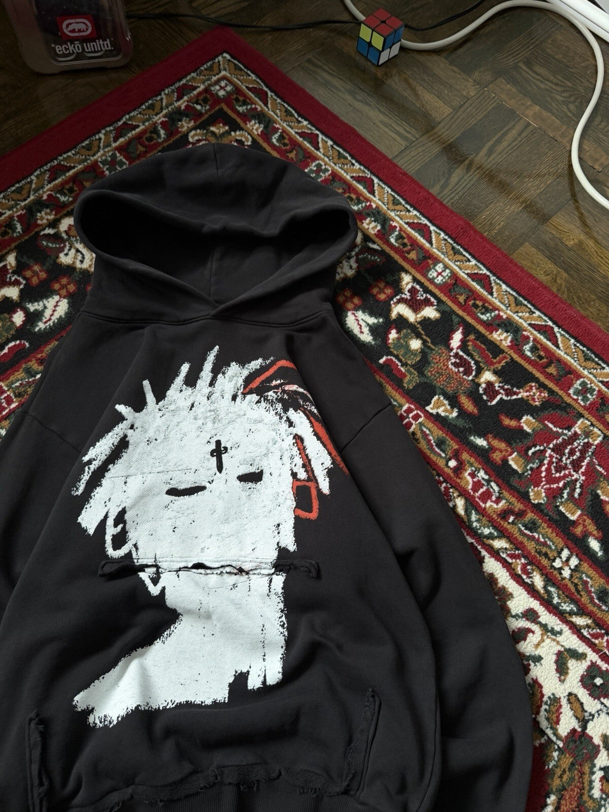 21 Savage American Dream Tour Black Hoodie Dagger Size S
