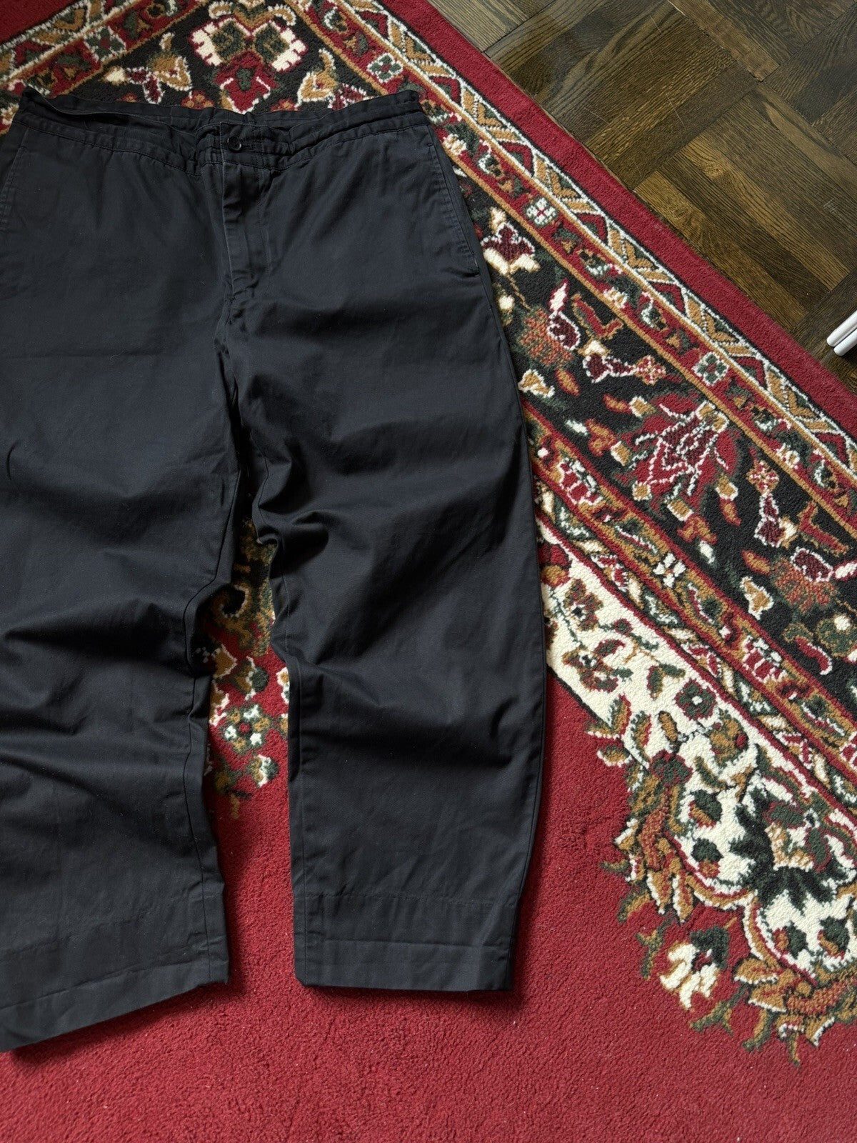 COMME DES GARCONS HOMME DEUX Black Chino Pants Black Size S
