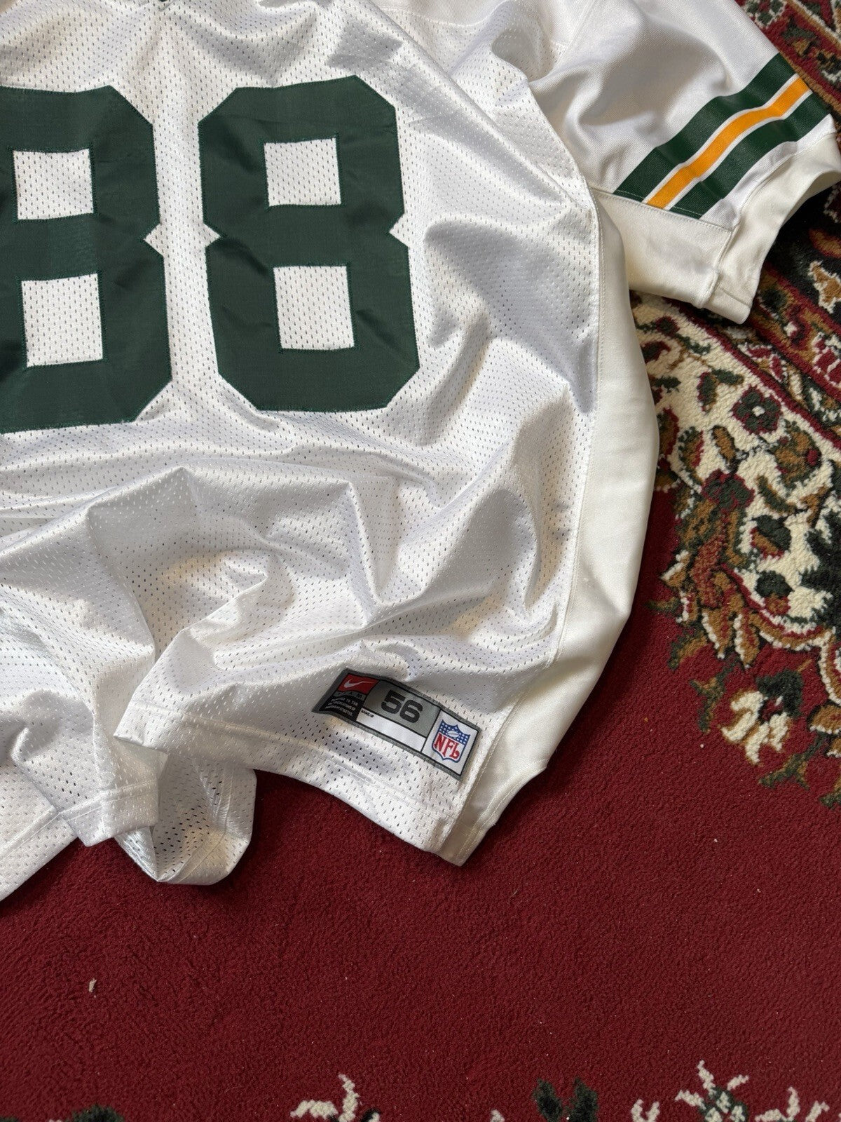 Bubba Franks #88 Green Bay Packers Jersey White Men’s 3XL(56)