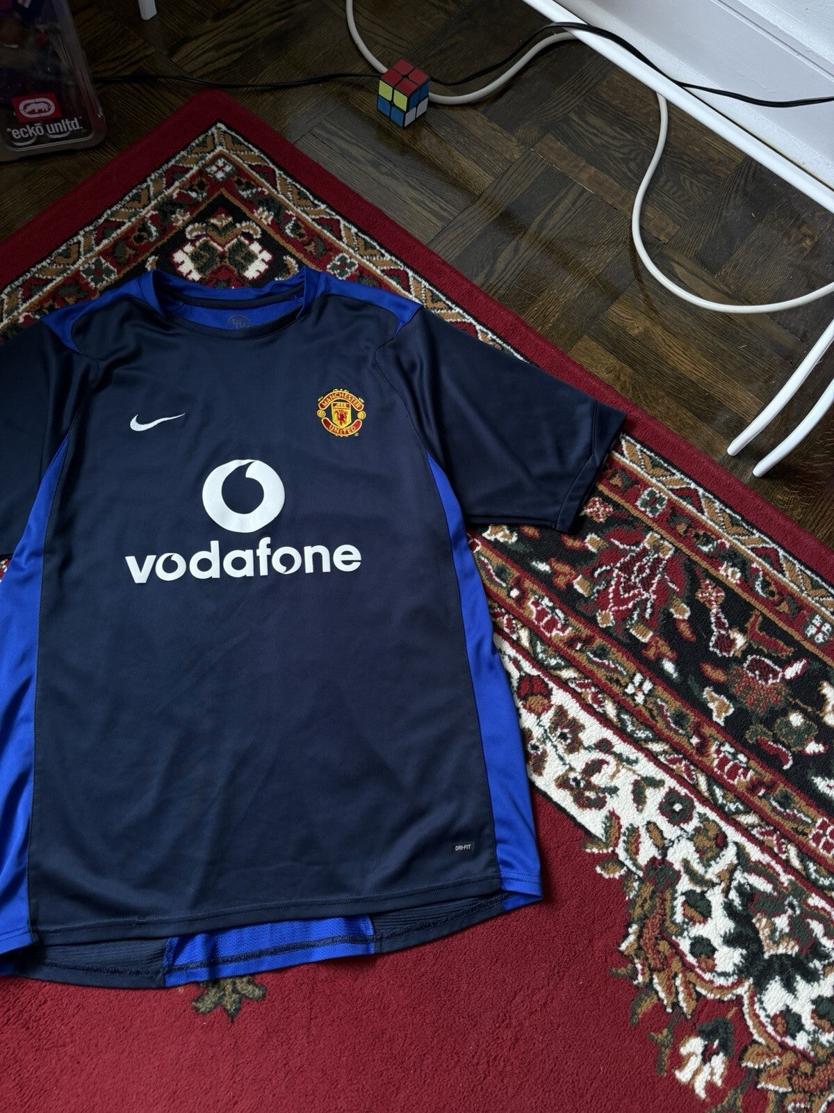 Manchester United 2004/2005 Training Pre-Match Football Soccer Shirt Jersey Nike