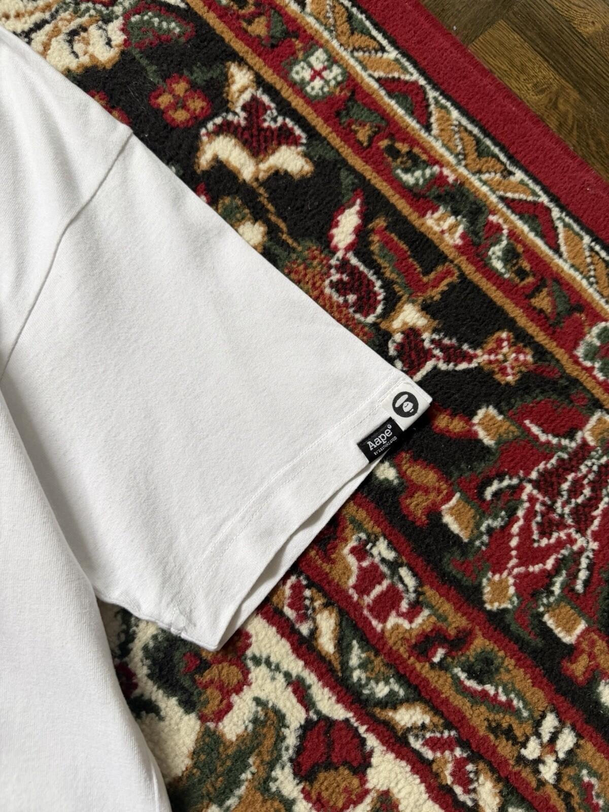Aape By A Bathing Ape Bape Pocket Logo Head White T-Shirt Men's S