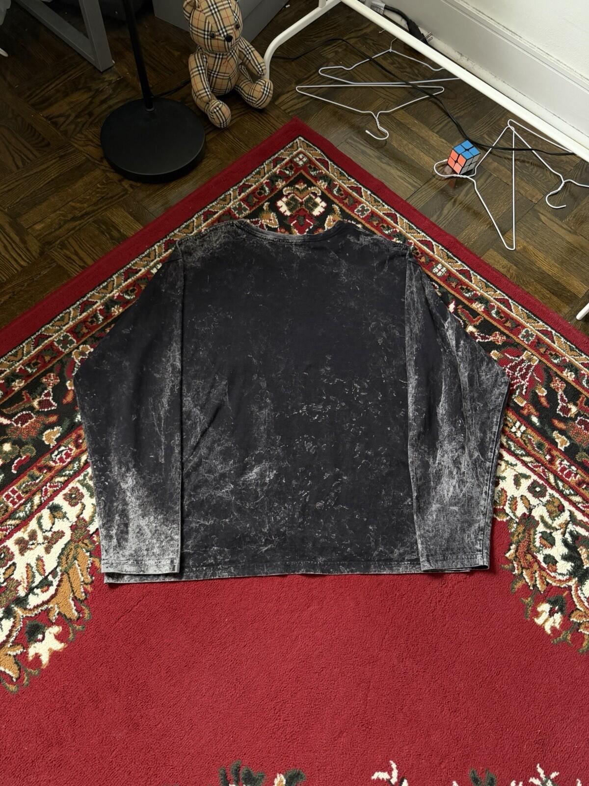 YSTRDY'S TMRRW Garment Dyed Pocket Longsleeve T-Shirt Tee Size Medium Made in Ja
