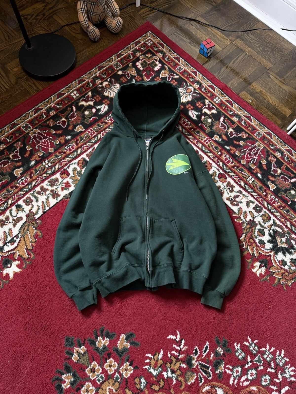 DC Comics Green Arrow Hoodie Full Zipper Vintage M (38-40)