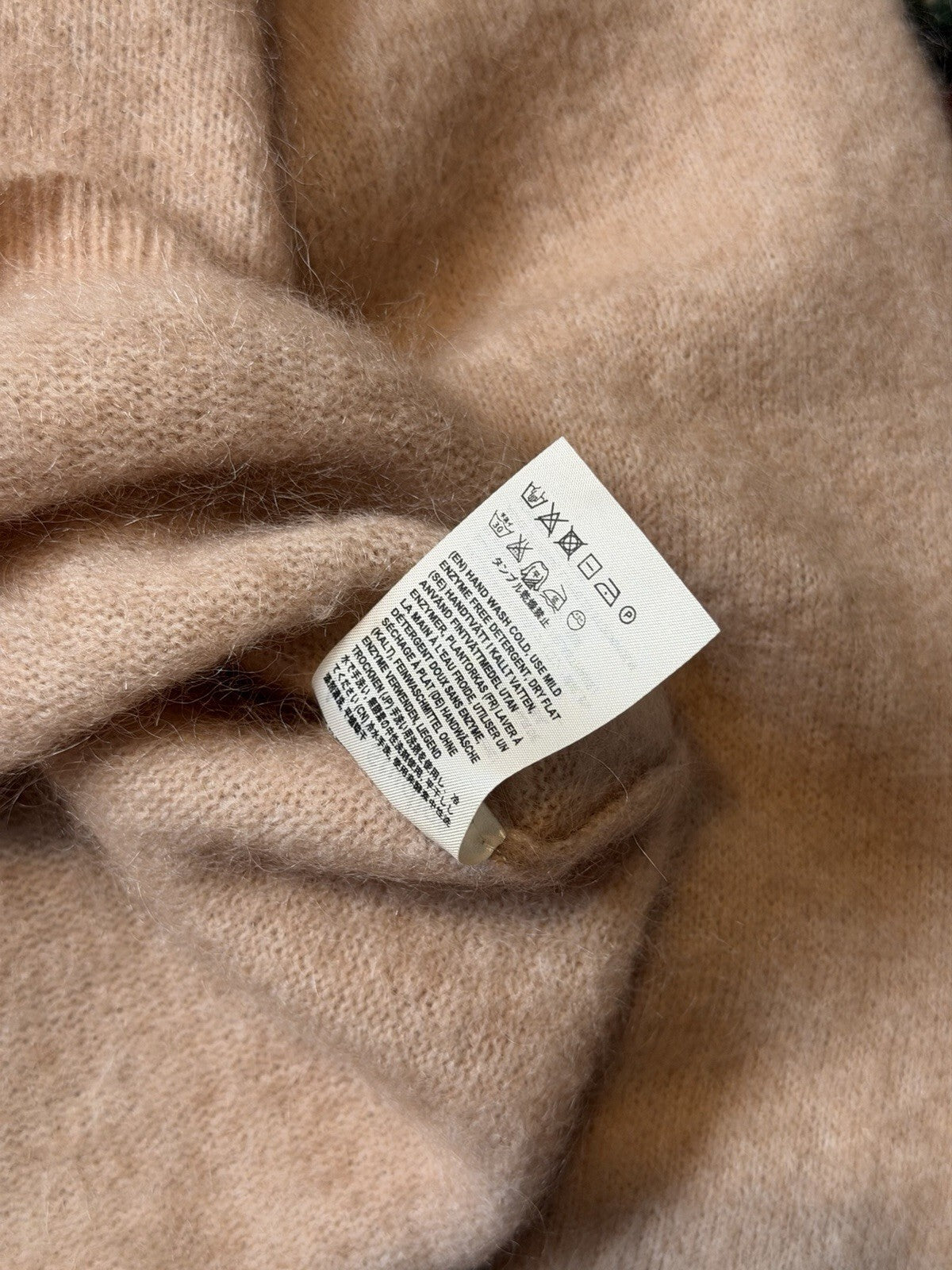 Acne Studios Dramatic Moh Baby Pink Mohair/Wool Sweater