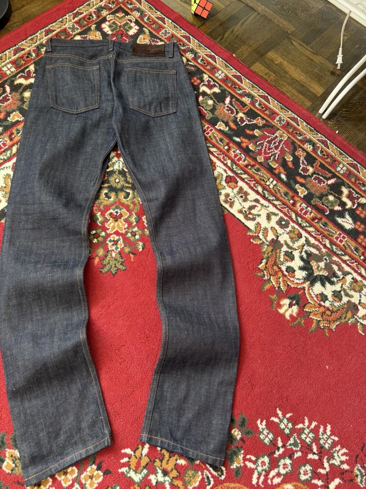 Naked & Famous Jeans Mens 31 Weird Guy Japanese Dark Indigo Organic Cotton