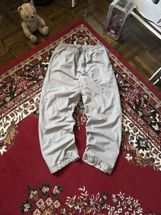 Y2K Nike Baggy Vintage Nylon Pants Gray Size L