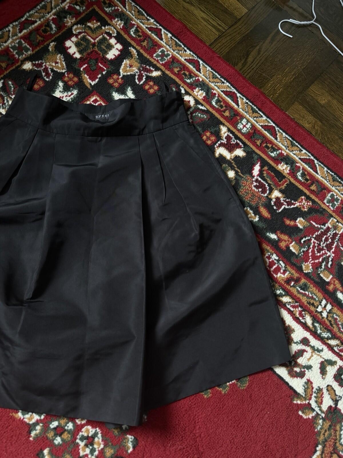 00s Gucci Seta Silk Nylon Skirt Size 42