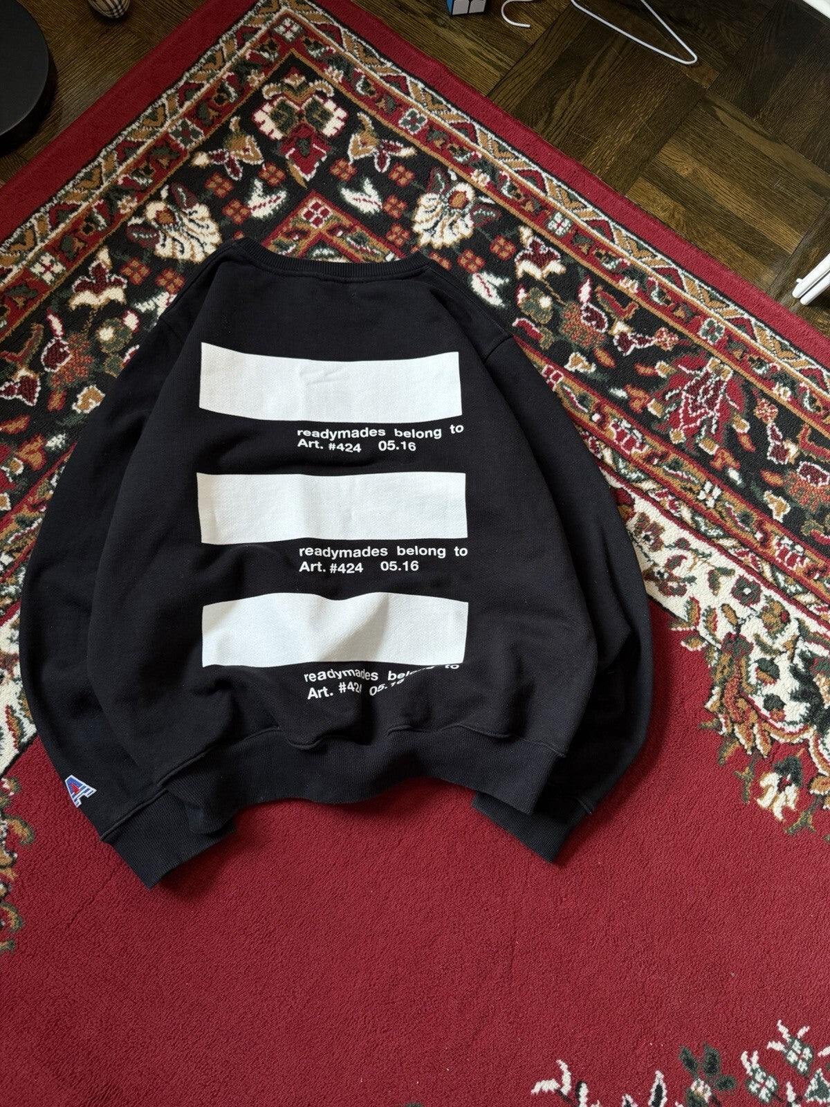 424 Armes Readymades Belong To Sweatshirt Crewneck Size Large