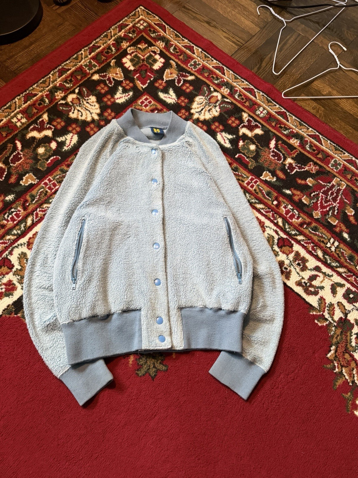 00s Hysteric Glamour Terry Varsity Track Jacket Full Zip Sweater