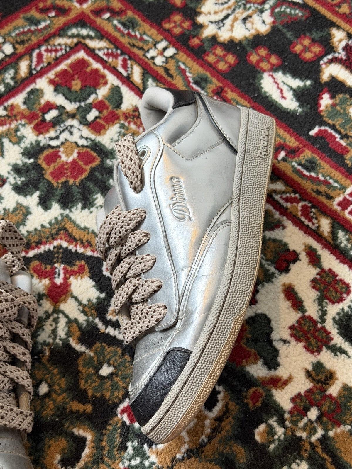 Reebok x Dime Club C Bulc Silver Metallic Rare Limited