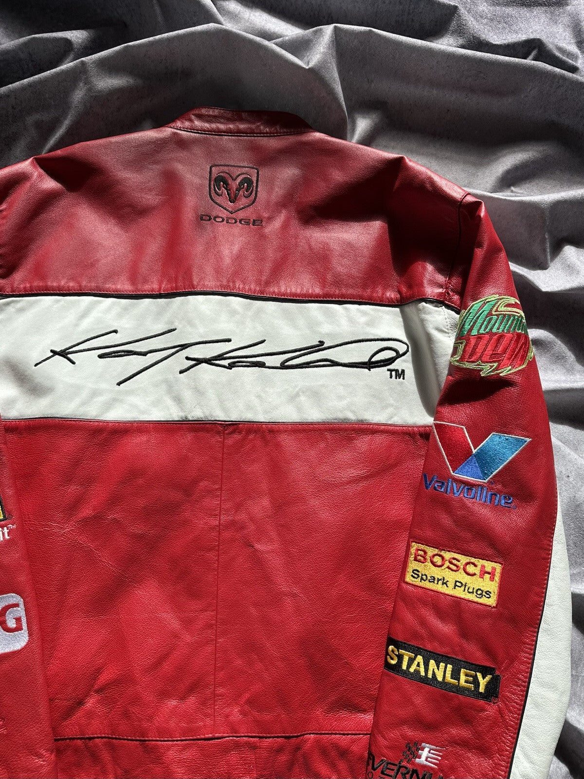Vintage NASCAR Kasey Kahne Chase Authentic Dodge Racing Jacket Mens Size Large