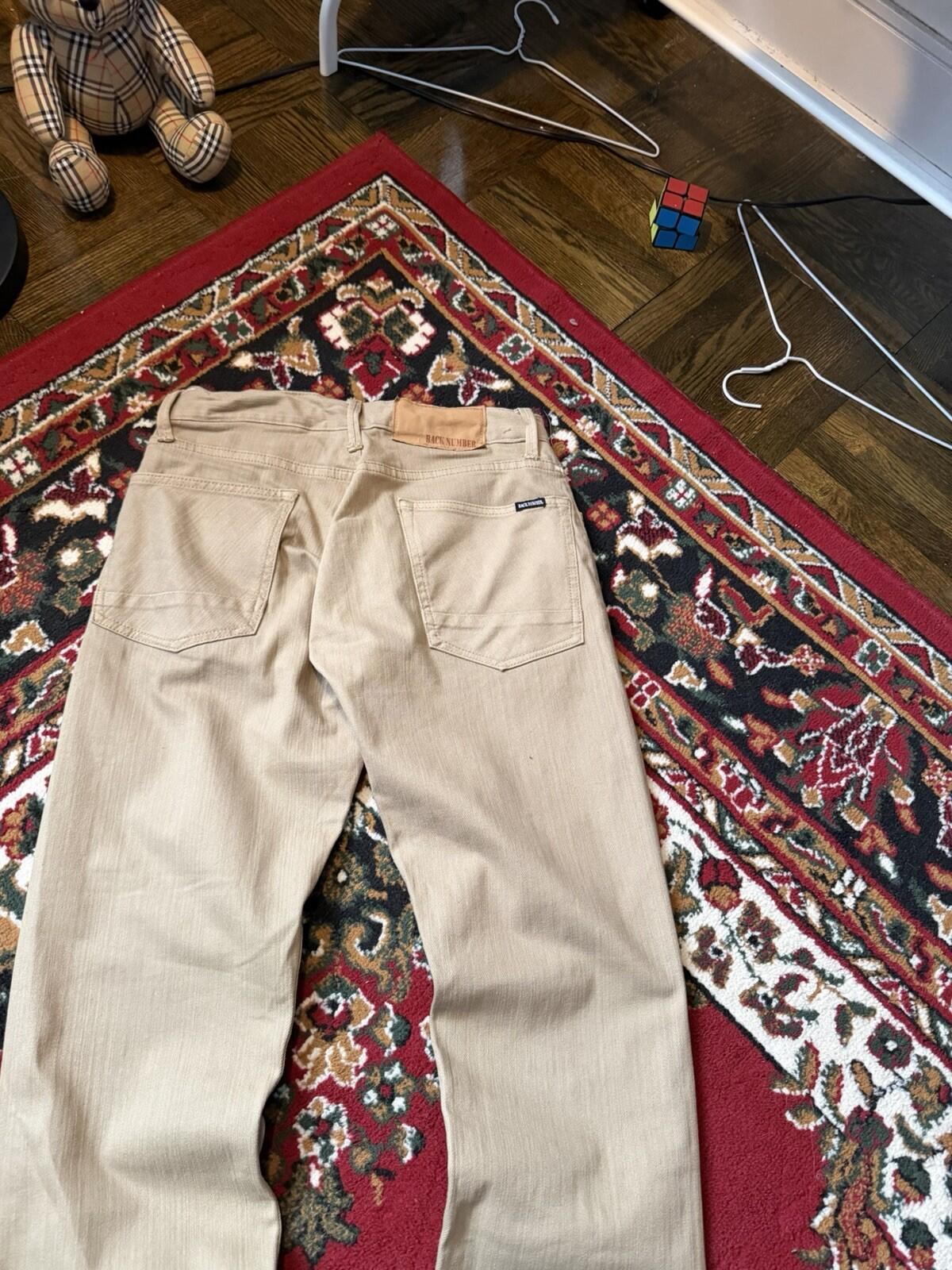 Back Number Color Japanese Denim Made in Japan Jeans Size 34