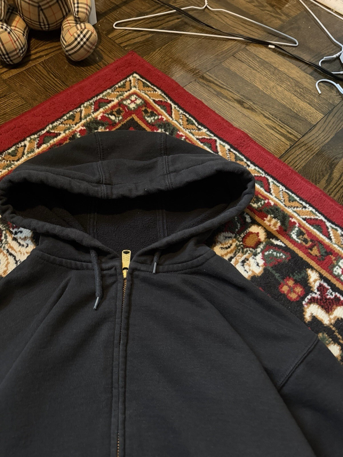 Vintage Carhartt Loose Fit Full Zip Hoodie Size L Mens 00s
