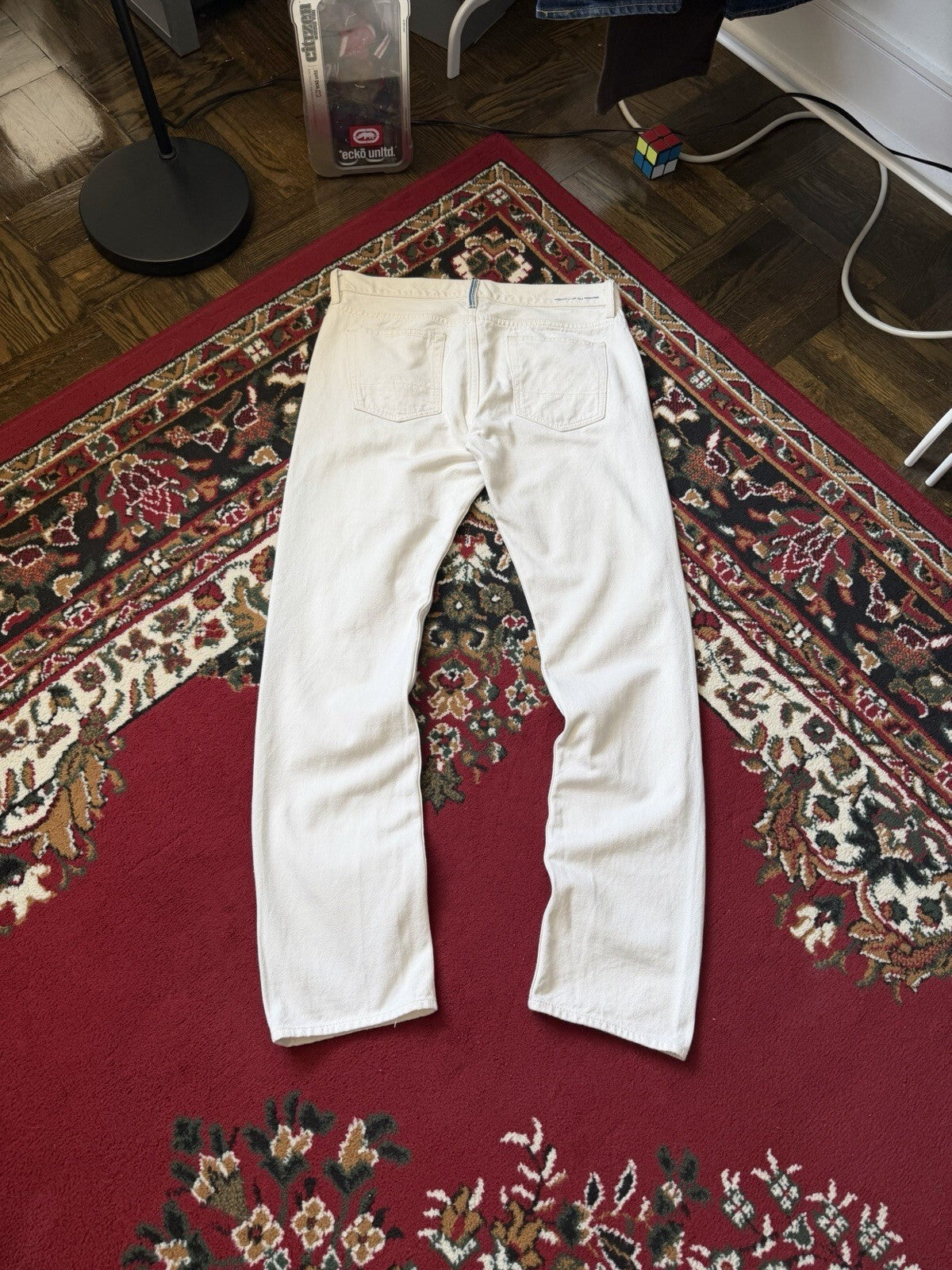Industry of All Nations Jeans Mens 34 Straight Leg Hand-Loomed Selvedge Denim