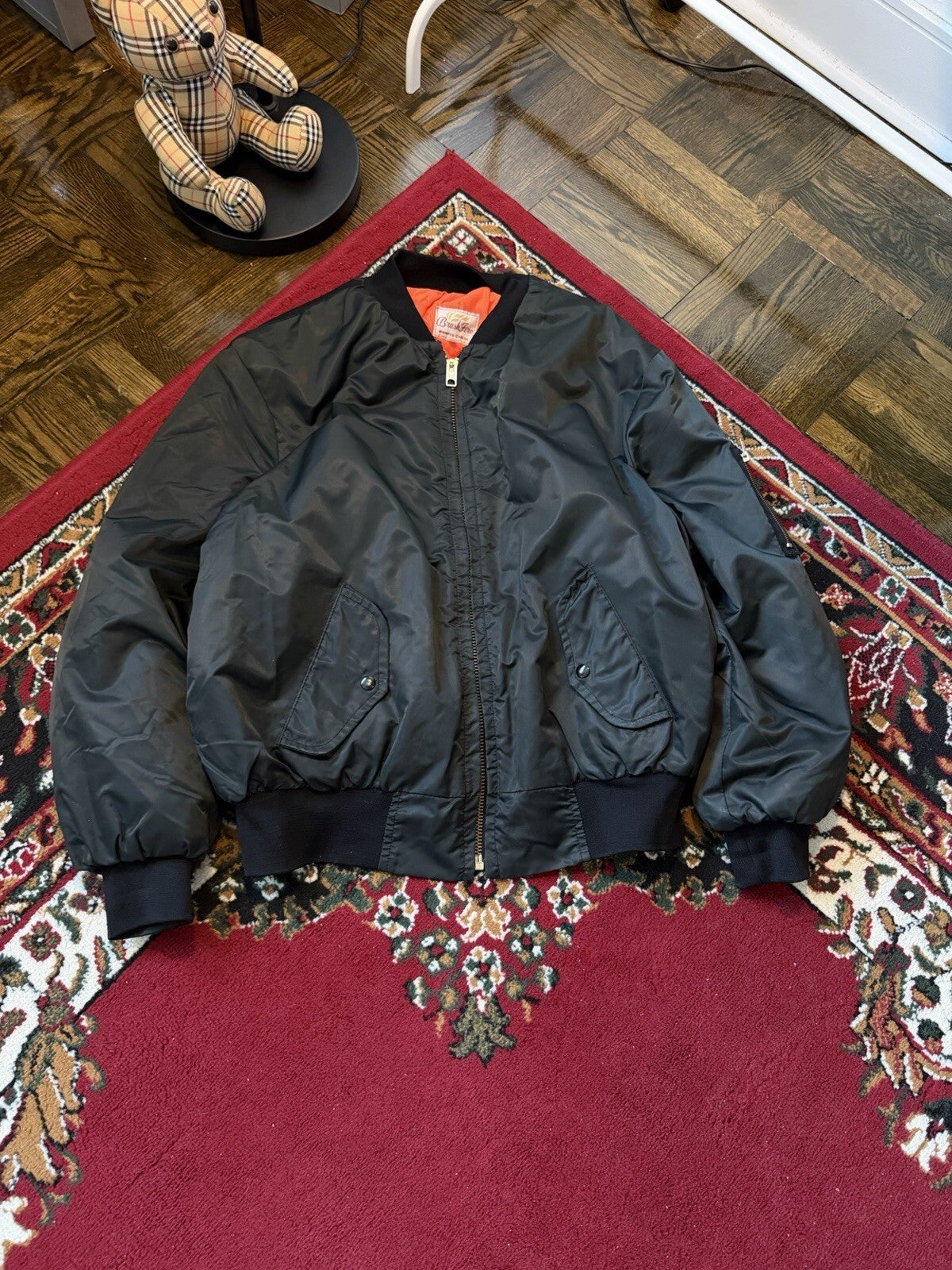 Vintage Military MA1 Bomber Jacket Men’s Size XXL Ideal Reversible