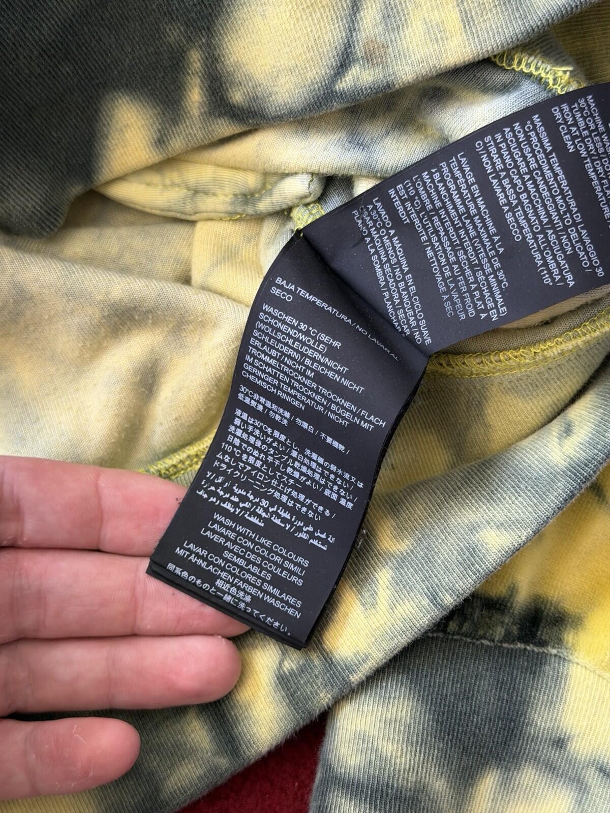 Palm Angels Yellow Tie Dye Velour Track Jacket Yellow Size XL
