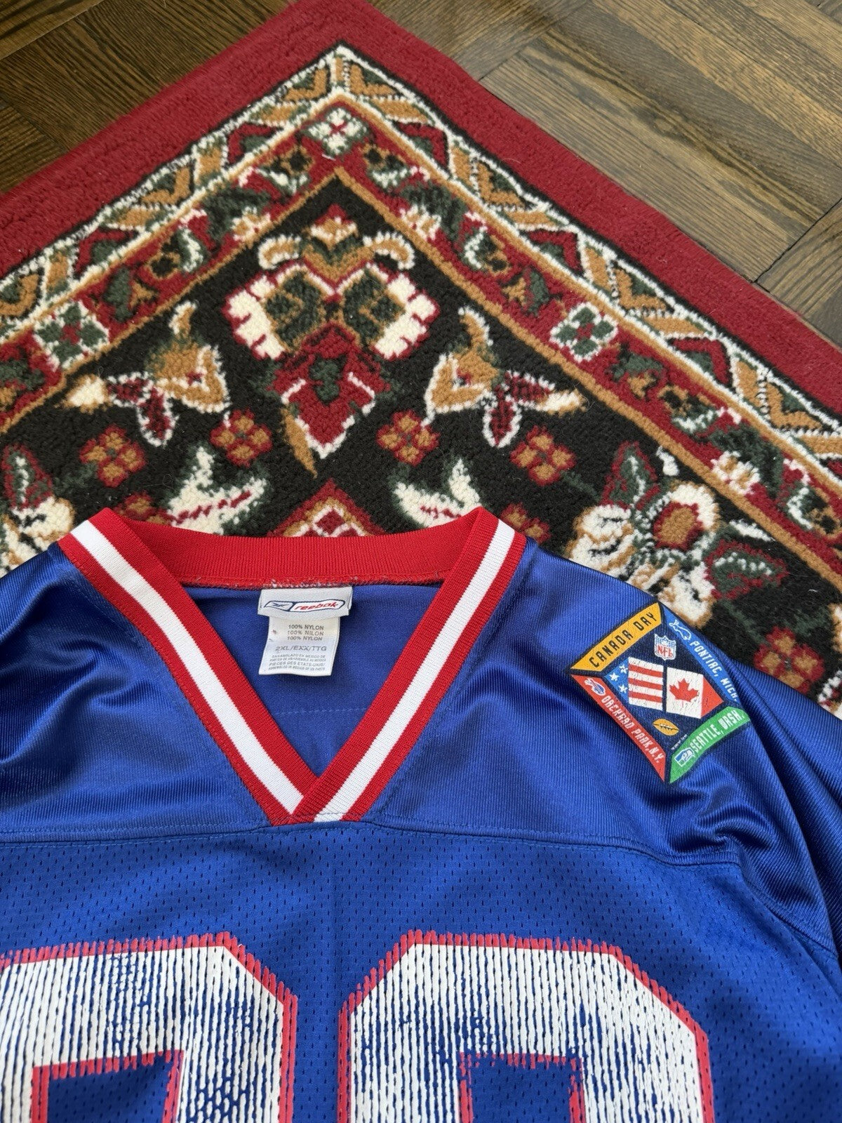NFL Reebok Buffalo Bills Eric Moulds #80  Authentic Team Replica Jersey Men's L