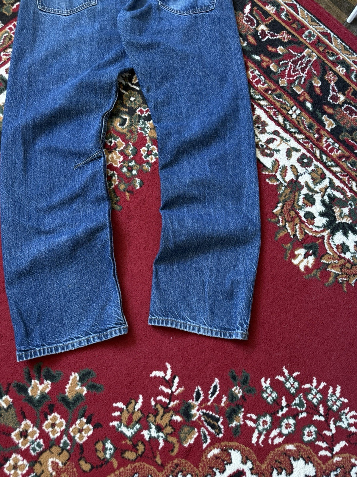 Vintage Y2K Volcom Mens Blue Wash Enowen Denim 5-Pocket Skate Grunge Jeans 34X32