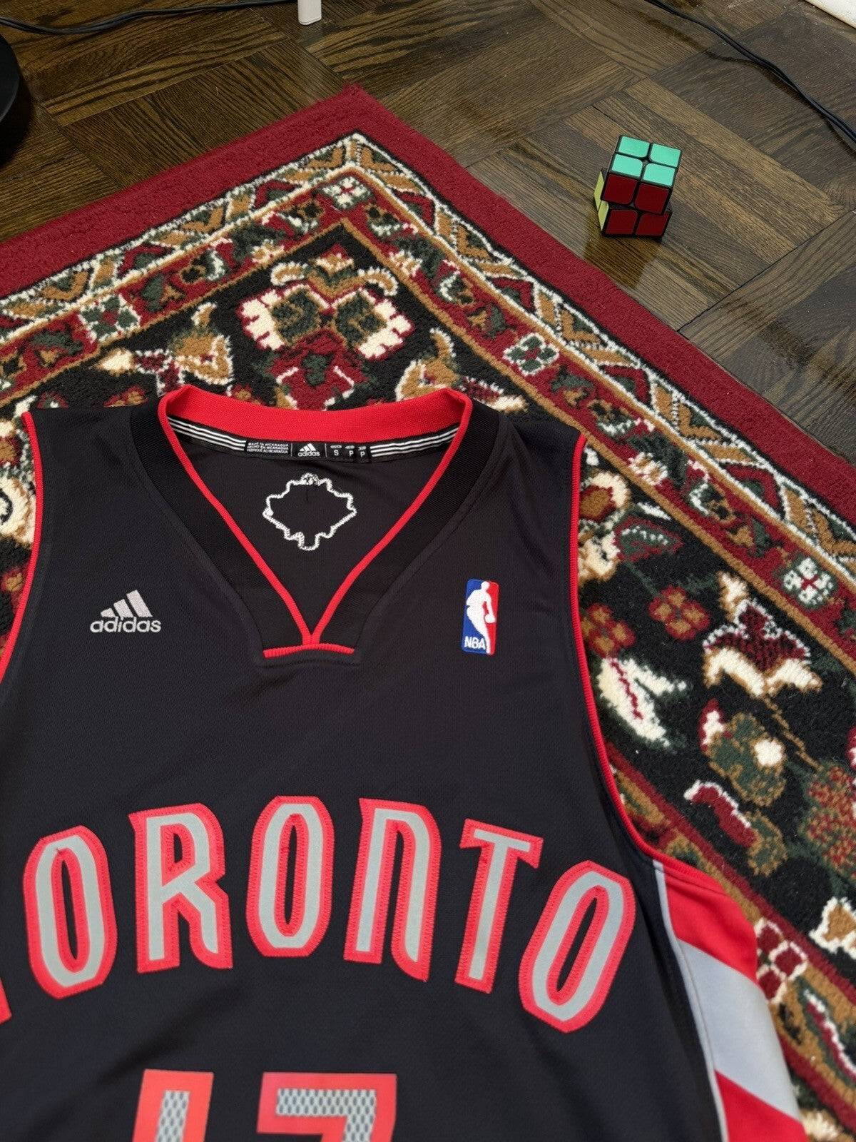 Jonas Valanciunas Signed Autograph Toronto Raptors Jersey NBA Canada Nuggets