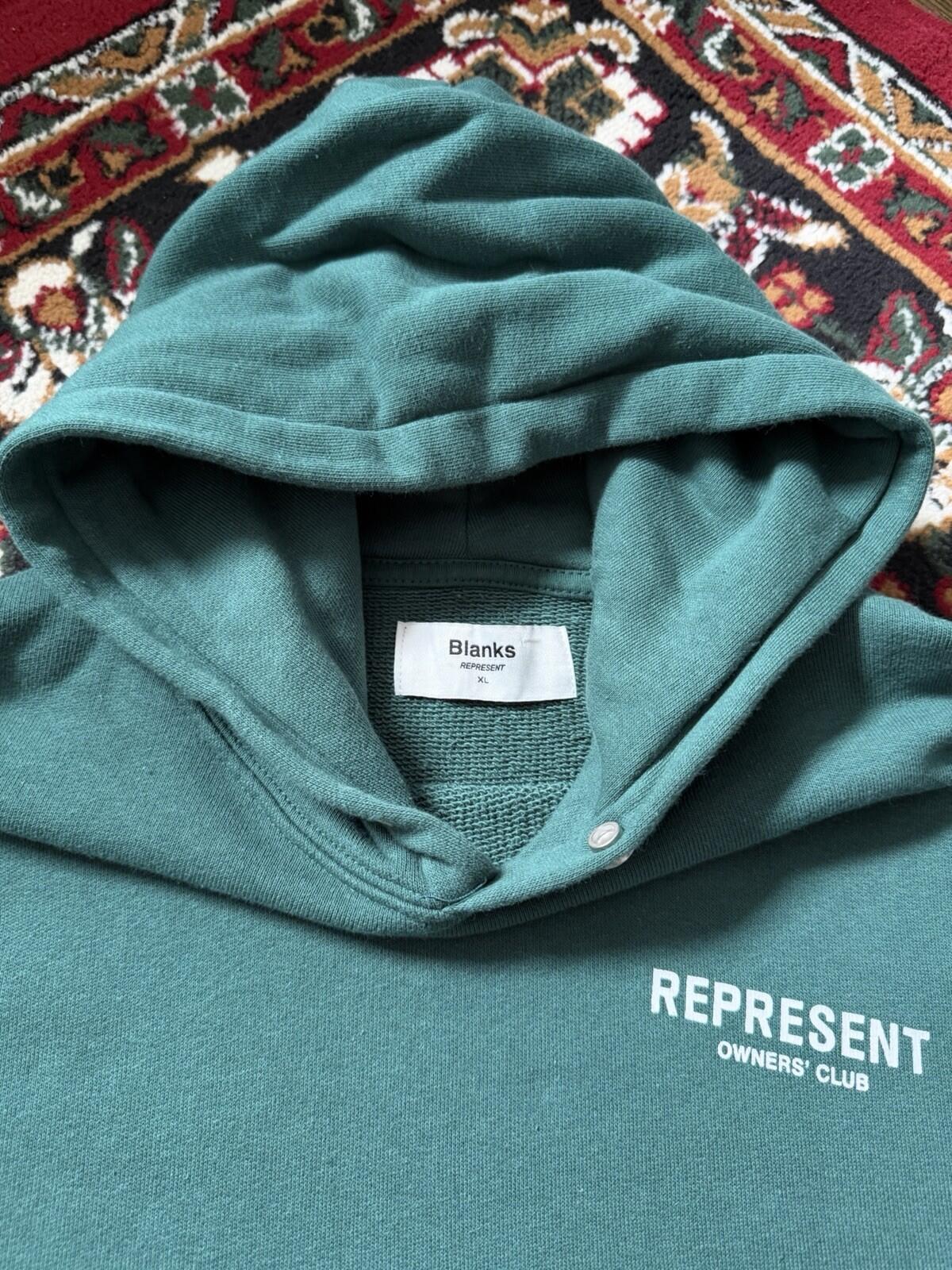 Represent Blanks Owners' Club Green Hoodie Size XL