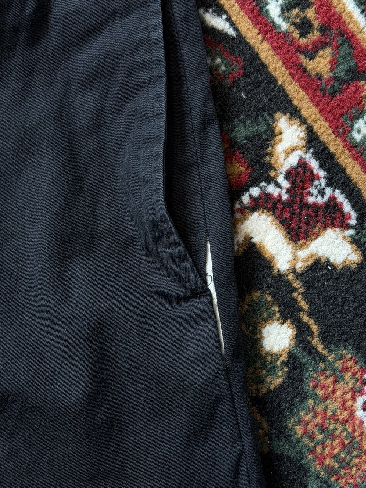 COMME DES GARCONS HOMME DEUX Black Chino Pants Black Size S